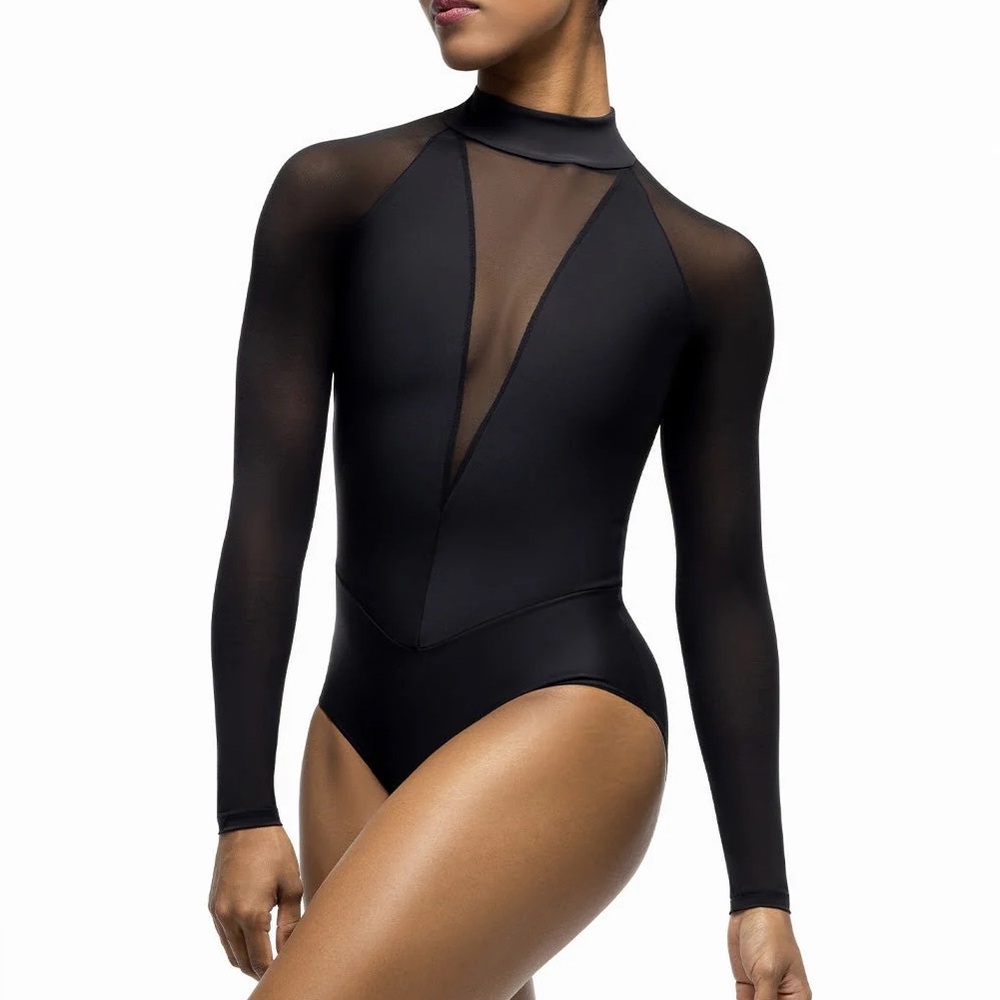 Eleve Lynn Black Kids Leotard CM